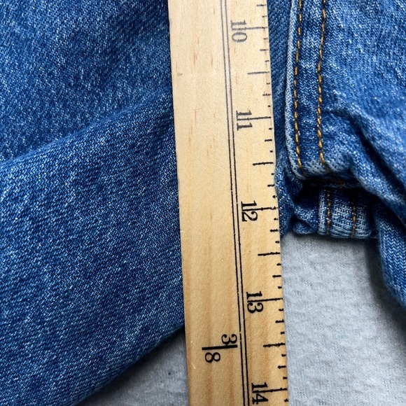 Anthropologie PILCRO Austyn High  Rise Cuffed Wide Leg Jeans Women 26 Relaxed - Picture 8 of 11